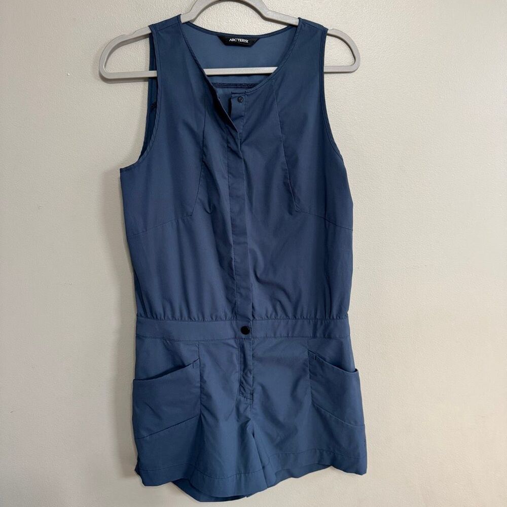 Arctery Kyla Romper Sleeveless Blue Gray size 10 - Picture 2 of 9